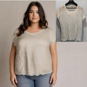 Bellambia Italian Made Sleeveless Prairie top Size 2X